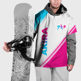Накидка на куртку 3D с принтом Akira neon gradient style: надпись, символ в Тюмени, 100% полиэстер |  | 