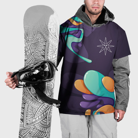 Накидка на куртку 3D с принтом Dark Souls graffity splash в Курске, 100% полиэстер |  | Тематика изображения на принте: 