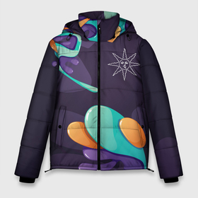 Мужская зимняя куртка 3D с принтом Dark Souls graffity splash в Тюмени, верх — 100% полиэстер; подкладка — 100% полиэстер; утеплитель — 100% полиэстер | длина ниже бедра, свободный силуэт Оверсайз. Есть воротник-стойка, отстегивающийся капюшон и ветрозащитная планка. 

Боковые карманы с листочкой на кнопках и внутренний карман на молнии. | 