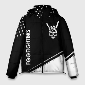 Мужская зимняя куртка 3D с принтом Foo Fighters и рок символ на темном фоне в Петрозаводске, верх — 100% полиэстер; подкладка — 100% полиэстер; утеплитель — 100% полиэстер | длина ниже бедра, свободный силуэт Оверсайз. Есть воротник-стойка, отстегивающийся капюшон и ветрозащитная планка. 

Боковые карманы с листочкой на кнопках и внутренний карман на молнии. | Тематика изображения на принте: 