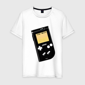 Мужская футболка хлопок с принтом Игровая приставка Nintendo , 100% хлопок | прямой крой, круглый вырез горловины, длина до линии бедер, слегка спущенное плечо. | 