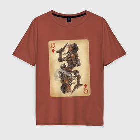 Мужская футболка хлопок Oversize с принтом Fable III Пейдж, дама буби в Курске, 100% хлопок | свободный крой, круглый ворот, “спинка” длиннее передней части | 