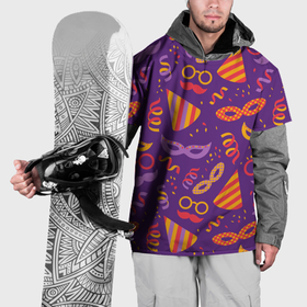 Накидка на куртку 3D с принтом Маскарад в Новосибирске, 100% полиэстер |  | Тематика изображения на принте: 