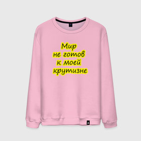 Мужской свитшот хлопок с принтом Одежда с характером в Ухте, 100% хлопок |  | 