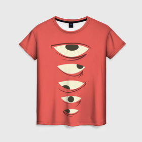 Женская футболка 3D с принтом Я вижу все в Санкт-Петербурге, 100% полиэфир ( синтетическое хлопкоподобное полотно) | прямой крой, круглый вырез горловины, длина до линии бедер | Тематика изображения на принте: 