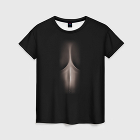 Женская футболка 3D с принтом Идеальное женское тело в Кировске, 100% полиэфир ( синтетическое хлопкоподобное полотно) | прямой крой, круглый вырез горловины, длина до линии бедер | 