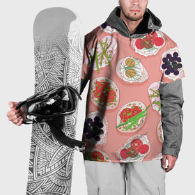 Накидка на куртку 3D с принтом Сэндвичи в Тюмени, 100% полиэстер |  | 