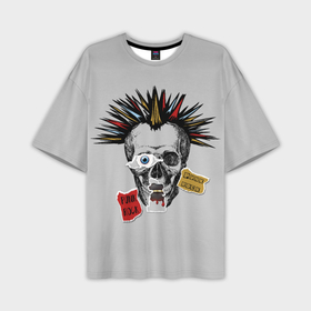 Мужская футболка oversize 3D с принтом Панк   рок ,  |  | 