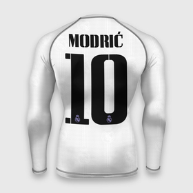 Мужской рашгард 3D с принтом Лука Модрич Реал Мадрид форма 22 23 домашняя в Екатеринбурге,  |  | Тематика изображения на принте: 