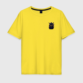 Мужская футболка хлопок Oversize с принтом Pikachu ninja в Курске, 100% хлопок | свободный крой, круглый ворот, “спинка” длиннее передней части | Тематика изображения на принте: 