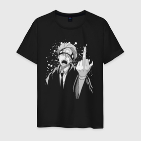 Мужская футболка хлопок с принтом Дот Баррет в Санкт-Петербурге, 100% хлопок | прямой крой, круглый вырез горловины, длина до линии бедер, слегка спущенное плечо. | 