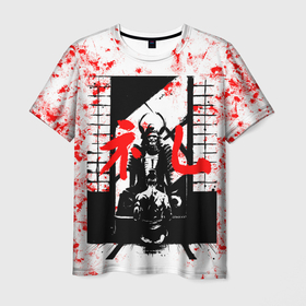 Мужская футболка 3D с принтом Посвящение в самураи в Петрозаводске, 100% полиэфир | прямой крой, круглый вырез горловины, длина до линии бедер | 