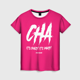Женская футболка 3D с принтом Сha Cha Cha: Eurovision 23 Finland в Тюмени, 100% полиэфир ( синтетическое хлопкоподобное полотно) | прямой крой, круглый вырез горловины, длина до линии бедер | Тематика изображения на принте: 