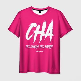 Мужская футболка 3D с принтом Сha Cha Cha: Eurovision 23 Finland в Тюмени, 100% полиэфир | прямой крой, круглый вырез горловины, длина до линии бедер | Тематика изображения на принте: 