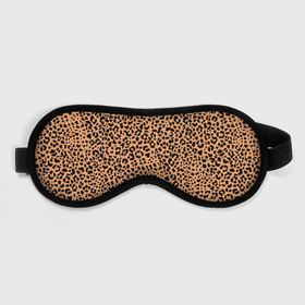 Маска для сна 3D с принтом Оранжевое леопардовое поле , внешний слой — 100% полиэфир, внутренний слой — 100% хлопок, между ними — поролон |  | 
