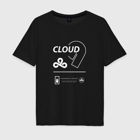 Мужская футболка хлопок Oversize с принтом Cloud9   Summer в Санкт-Петербурге, 100% хлопок | свободный крой, круглый ворот, “спинка” длиннее передней части | Тематика изображения на принте: 