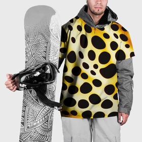 Накидка на куртку 3D с принтом Текстура леопарда в Кировске, 100% полиэстер |  | 