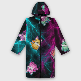 Дождевик унисекс 3D Котики и стихия: в Ухте,  |  |