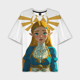 Мужская футболка oversize 3D с принтом The legend of Zelda   ahegao в Курске,  |  | Тематика изображения на принте: 