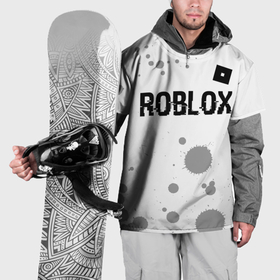 Накидка на куртку 3D с принтом Roblox glitch на светлом фоне: символ сверху в Курске, 100% полиэстер |  | 