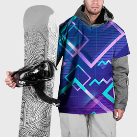Накидка на куртку 3D с принтом Разноцветные квадраты цветные в Екатеринбурге, 100% полиэстер |  | Тематика изображения на принте: 