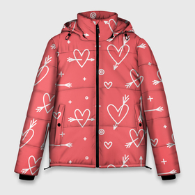 Мужская зимняя куртка 3D с принтом Love is love в Петрозаводске, верх — 100% полиэстер; подкладка — 100% полиэстер; утеплитель — 100% полиэстер | длина ниже бедра, свободный силуэт Оверсайз. Есть воротник-стойка, отстегивающийся капюшон и ветрозащитная планка. 

Боковые карманы с листочкой на кнопках и внутренний карман на молнии. | 
