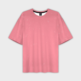 Мужская футболка oversize 3D с принтом Нежный розовый в Тюмени,  |  | 