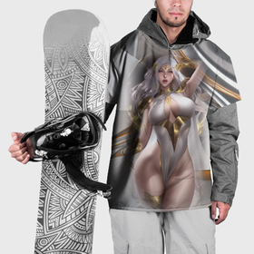 Накидка на куртку 3D с принтом Аниме девушка  с аппетитными формами , 100% полиэстер |  | 