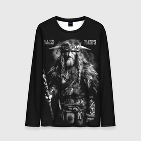 Мужской лонгслив 3D с принтом Велес: Бог трёх Миров в городе Новоалтайск, 100% полиэстер | длинные рукава, круглый вырез горловины, полуприлегающий силуэт | 