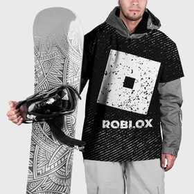 Накидка на куртку 3D с принтом Roblox с потертостями на темном фоне в Санкт-Петербурге, 100% полиэстер |  | Тематика изображения на принте: 