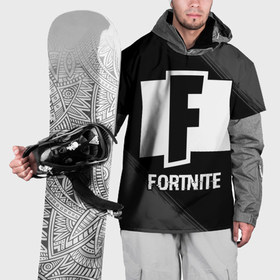 Накидка на куртку 3D с принтом Fortnite glitch на темном фоне в Тюмени, 100% полиэстер |  | 
