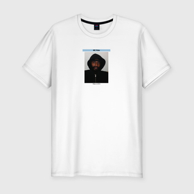 Мужская футболка хлопок Slim с принтом MC Ride Death Grips 2014 , 92% хлопок, 8% лайкра | приталенный силуэт, круглый вырез ворота, длина до линии бедра, короткий рукав | 