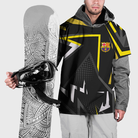Накидка на куртку 3D с принтом ФК Барселона эмблема , 100% полиэстер |  | Тематика изображения на принте: 