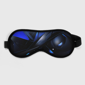 Маска для сна 3D с принтом Blue black  background , внешний слой — 100% полиэфир, внутренний слой — 100% хлопок, между ними — поролон |  | 