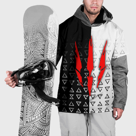 Накидка на куртку 3D с принтом Знак ведьмака   the witcher в Тюмени, 100% полиэстер |  | Тематика изображения на принте: 