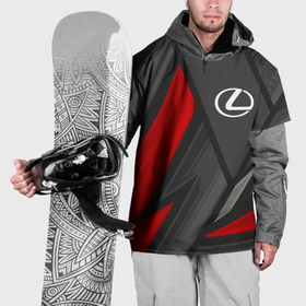 Накидка на куртку 3D с принтом Lexus sports racing в Екатеринбурге, 100% полиэстер |  | 