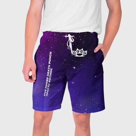 Мужские шорты 3D с принтом Five Finger Death Punch просто космос в Екатеринбурге,  полиэстер 100% | прямой крой, два кармана без застежек по бокам. Мягкая трикотажная резинка на поясе, внутри которой широкие завязки. Длина чуть выше колен | 
