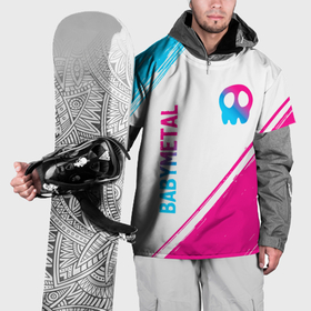 Накидка на куртку 3D с принтом Babymetal neon gradient style: надпись, символ в Курске, 100% полиэстер |  | 