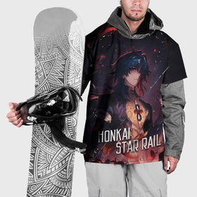 Накидка на куртку 3D с принтом Honkai Blade в Белгороде, 100% полиэстер |  | Тематика изображения на принте: 