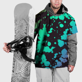 Накидка на куртку 3D с принтом Светлые пятна красок в Кировске, 100% полиэстер |  | 