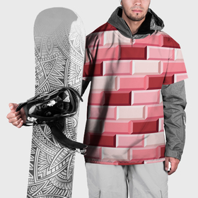 Накидка на куртку 3D с принтом Красные кирпичи в Белгороде, 100% полиэстер |  | Тематика изображения на принте: 
