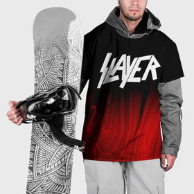 Накидка на куртку 3D с принтом Slayer red plasma , 100% полиэстер |  | Тематика изображения на принте: 