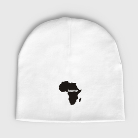 Мужская шапка демисезонная с принтом Africa home в Петрозаводске,  |  | Тематика изображения на принте: 