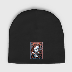 Мужская шапка демисезонная с принтом Metallica   playbill   Houston  thrash metal ,  |  | Тематика изображения на принте: 