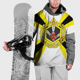Накидка на куртку 3D с принтом РХБЗ   символика в Тюмени, 100% полиэстер |  | 