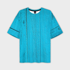 Мужская футболка oversize 3D с принтом Деревянный забор ,  |  | Тематика изображения на принте: 