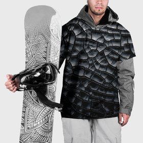 Накидка на куртку 3D с принтом Обугленное дерево в Петрозаводске, 100% полиэстер |  | Тематика изображения на принте: 
