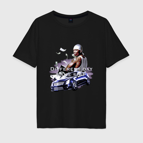 Мужская футболка хлопок Oversize с принтом цитата 50 Cent в Петрозаводске, 100% хлопок | свободный крой, круглый ворот, “спинка” длиннее передней части | Тематика изображения на принте: 