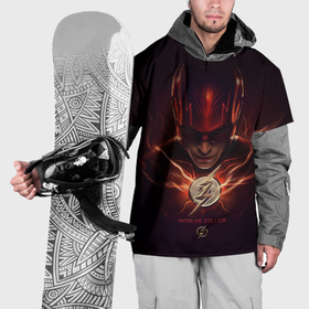 Накидка на куртку 3D с принтом The Flash 2023 в Екатеринбурге, 100% полиэстер |  | 