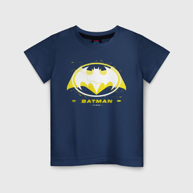 Светящаяся детская футболка с принтом 2023 logo Batman в Санкт-Петербурге,  |  | 